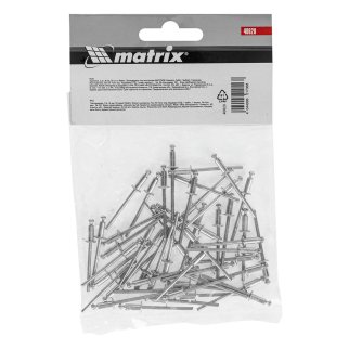 MATRIX 40620 Заклепки вытяжные 3,2x8мм алюминиевые 50шт фото 4