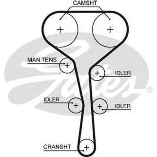 Ремень ГРМ GATES 5532XS фото