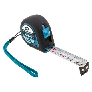 Рулетка 5м х 25мм, магнитный обрезиненный зацеп GROSS фото