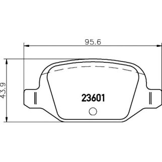 Колодки тормозные задние дисковые к-кт TEXTAR 2360102 фото