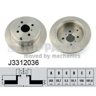 Диск тормозной задний фото