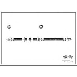 Шланг тормозной CORTECO 19033509 фото