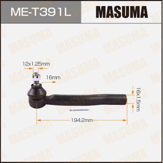 Наконечник рулевой Masuma ME-T391L фото