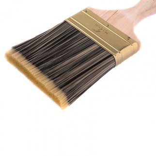 Кисть плоская искуст.щет.дерев.ручка 4" MATRIX фото 2