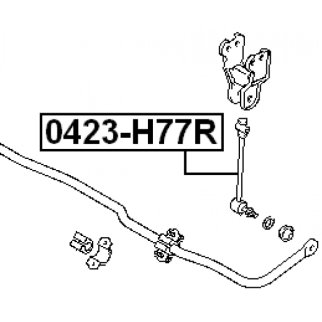 Стойка заднего стабилизатора FEBEST 0423-H77R фото 2