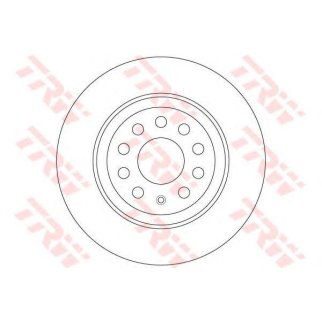 Диск тормозной TRW DF6504 фото