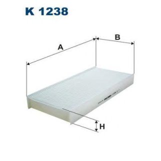 Фильтр салона FILTRON K 1238 фото
