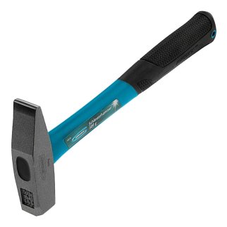 Молоток 500г квадратный боек, фибергласовая обрезиненная рукоятка GROSS фото