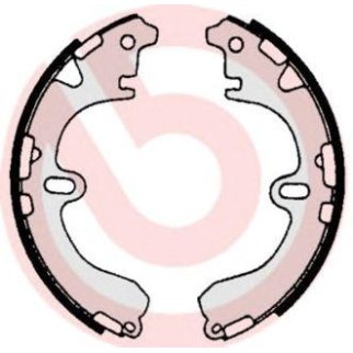 Колодки барабанные к-кт brembo S 83 531 фото