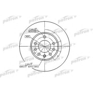 Диск тормозной PATRON PBD2778 фото