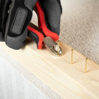 Бокорезы Mini 130мм, никелированные, авторазжим, двухкомпонентные рукоятки MATRIX фото 1