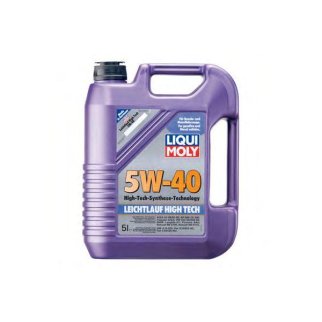 Масло моторное LIQUI MOLY Leichtlauf High Tech 5w40 CF/SN A3/B4 синт. 5л фото