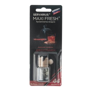 Ароматизатор MAXI FRESH (джентельмен) деревянная крышка 4мл фото