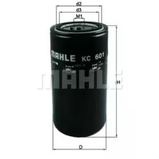 Фильтр топливный MAHLE KC 601 фото