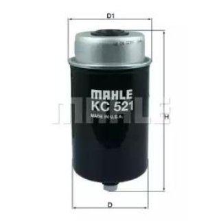 Фильтр топливный MAHLE KC 521 фото