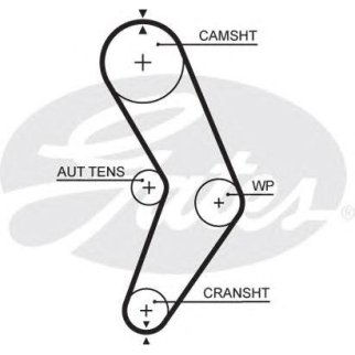 Ремень ГРМ GATES 5662XS фото