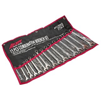 Набор ключей комбинированных 6-21мм (в планшете) 15 предметов JTC фото