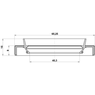 Сальник приводного вала FEBEST 95HBY-42650915C фото 2