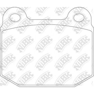 Колодки тормозные передние к-кт NiBK PN0226 фото