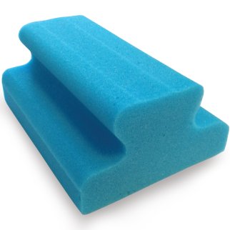 Губка поролоновая AVS SP-04 (рельса) в вакуумной упаковке (166х130x77мм), шт фото 1