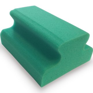 Губка поролоновая AVS SP-04 (рельса) в вакуумной упаковке (166х130x77мм), шт фото