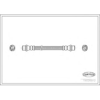 Шланг тормозной OPEL: ASTRA G/ZAFIRA A 98- фото