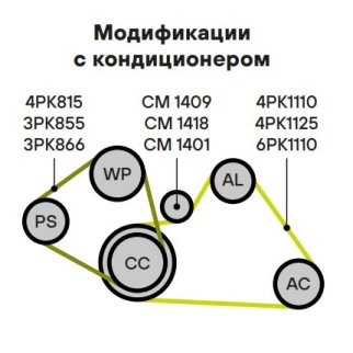 Ролик ручейкового ремня TRIALLI CM 1418 фото 4