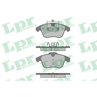 Колодки тормозные передние к-кт Lpr 05P1480 фото