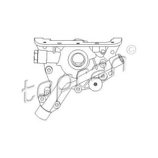 Насос масляный topran 205585755 фото