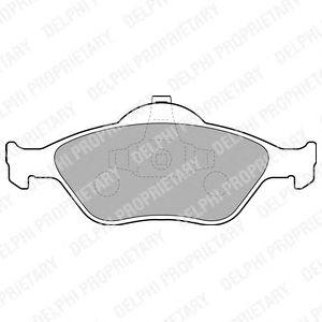 Колодки тормозные передние к-кт DELPHI LP1469 фото