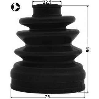 0415-N94T_к-кт пыльника ШРУСа внутреннего! Mitsubishi Galant <03/Lancer/Outlander 00> фото 2