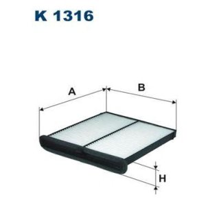 Фильтр салона FILTRON K 1316 фото