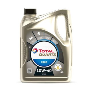 Масло моторное TOTALENERGIES Quartz 7000 10W-40 синтетическое 4 л 11020501 фото