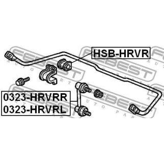 Стойка заднего стабилизатора FEBEST 0323-HRVRL фото