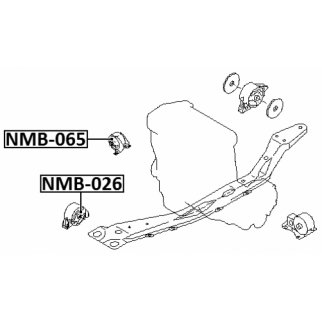Сайлентблок FEBEST NMB-065 фото 2