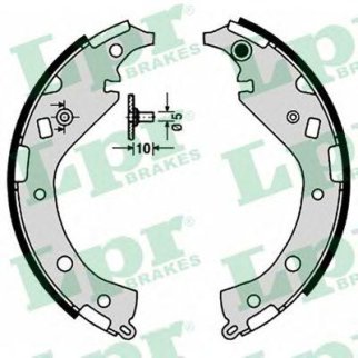 Колодки барабанные к-кт Lpr 09170 фото