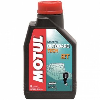 Масло моторное MOTUL Outboard Tech 2T Полусинтетическое TSC4 1л. фото