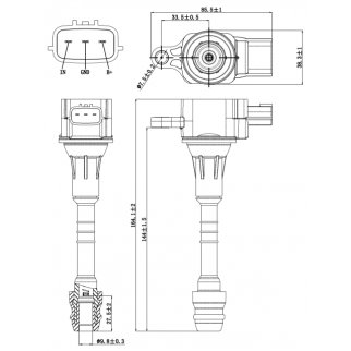 Катушка зажигания FEBEST 02640-003 фото 2