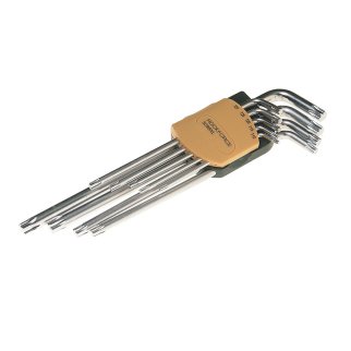 Набор ключей TORX Т10-Т50 экстрадлинных 9пр ROCKFORCE фото 2
