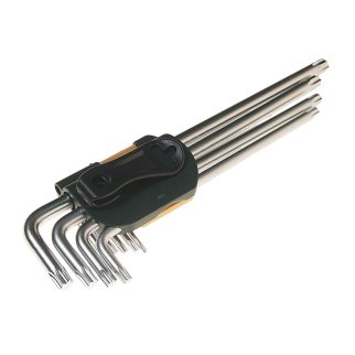 Набор ключей TORX Т10-Т50 экстрадлинных 9пр ROCKFORCE фото
