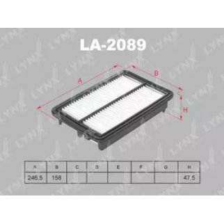 Фильтр воздушный LYNXauto LA-2089 фото