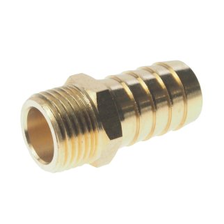 Штуцер пневматический RockForce наруж. резьба-ёлочка 1/2"-18мм фото