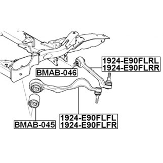 РЫЧАГ ПЕРЕДНИЙ НИЖНИЙ ЛЕВЫЙ, шт фото 2