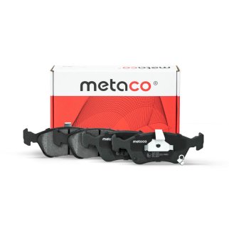 Колодки тормозные передние к-кт metaco 3000-206 фото