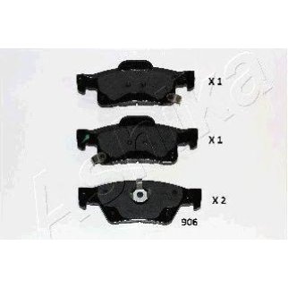 Колодки тормозные задние дисковые к-кт ashika 51-09-906 фото