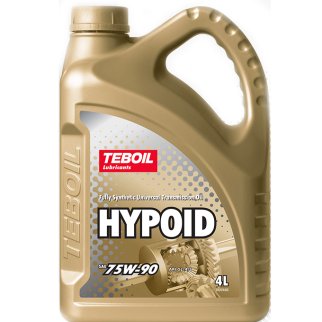 Масло трансмиссионное TEBOIL Hypoid 75W-90 синтетическое 4 л 3476460 фото