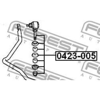 Стойка переднего стабилизатора FEBEST 0423-005 фото