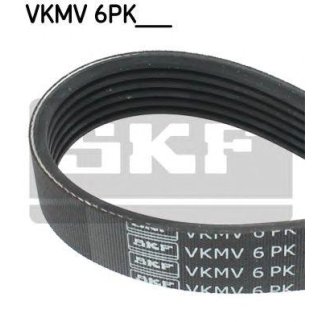 Ремень ручейковый SKF VKMV 6PK1117 фото