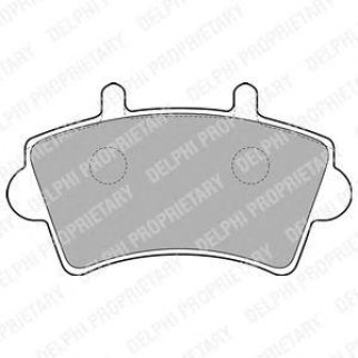 Колодки тормозные передние к-кт DELPHI LP1746 фото