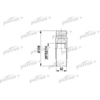 Шрус привода PATRON PCV3016 фото